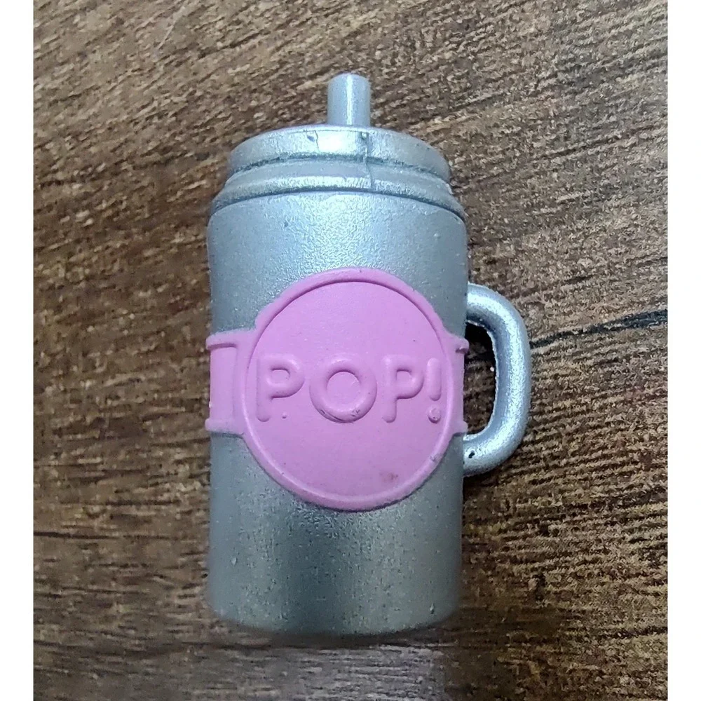 LOL Suprise Doll Toy Silver Bottle Accessory Pink Logo Lola Z1
